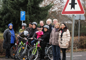 Fahrradprojekt für Migrantinnen in Stadtallendorf (Quelle: W. Schuhmacher)