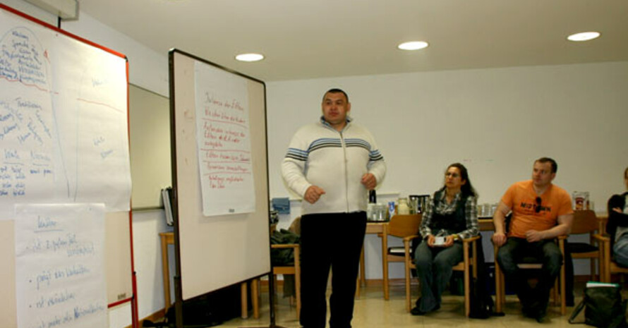 Selbstreflexion und interkulturelle Kommunikationsaspekte standen auf dem Seminarplan in der Sportschule Steinbach (Bilder LSV)