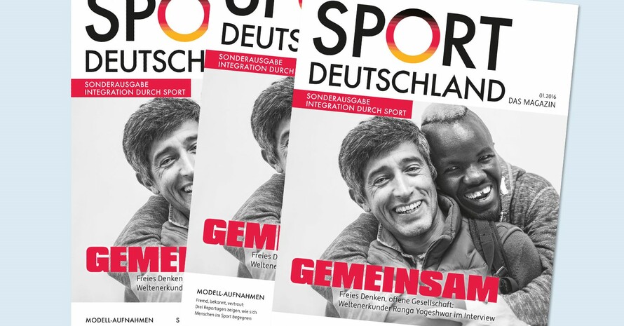 Die aktuelle Ausgabe von "Sportdeutschland - das Magazin". Copyright: DOSB