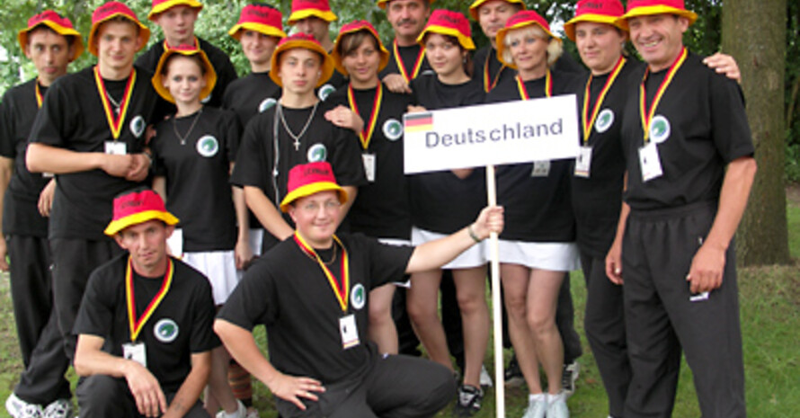 Deutsche Gorodki-Mannschaft bei der WM 06