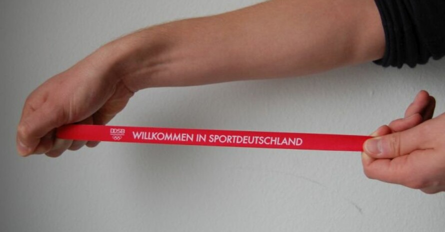 Der DOSB heißt Flüchtlinge in Sportdeutschland willkommen. Foto: DOSB